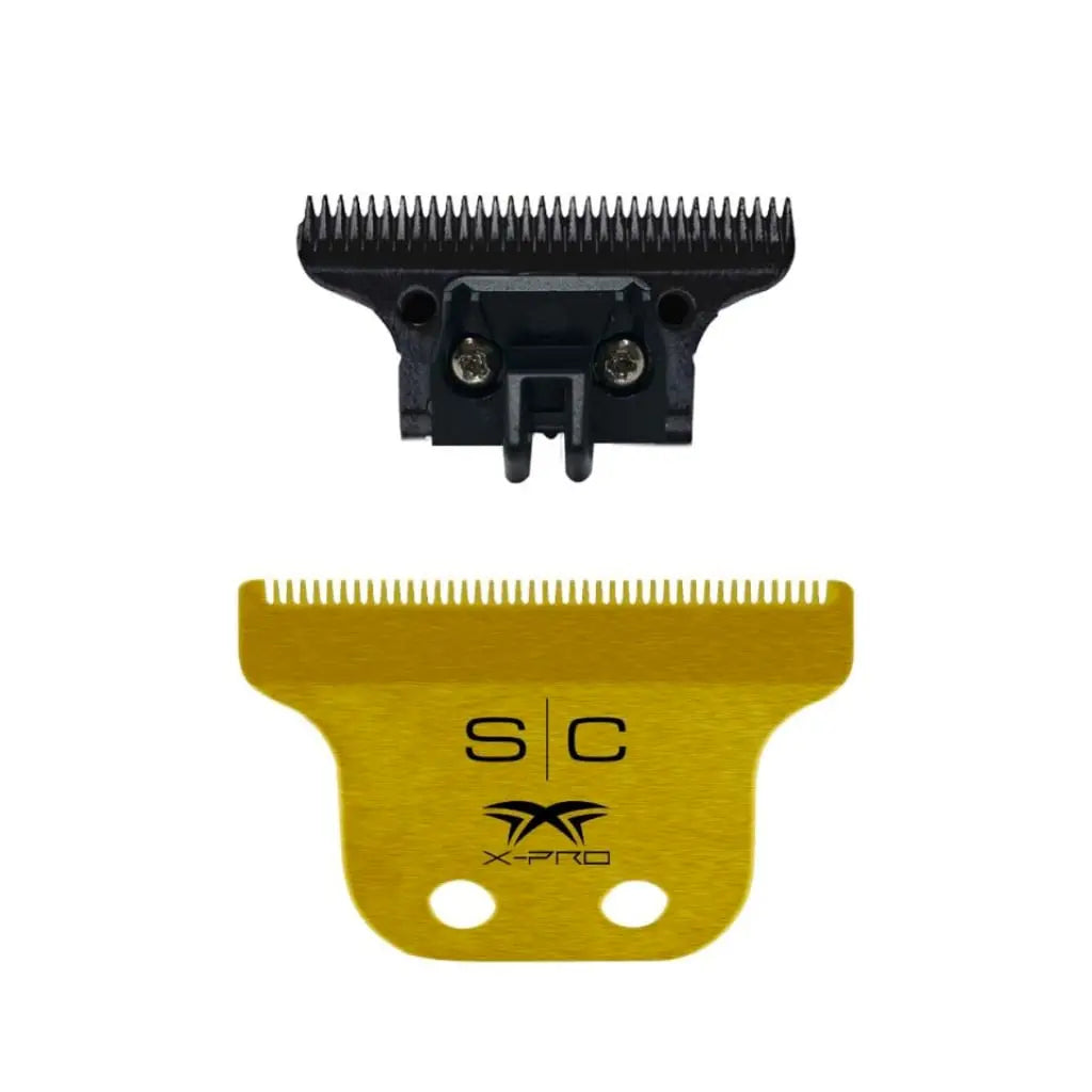 Classic Gold X-Pro Fixed Trimmer Blade w/ DLC Deep Tooth Cutter Shop BuyBarber