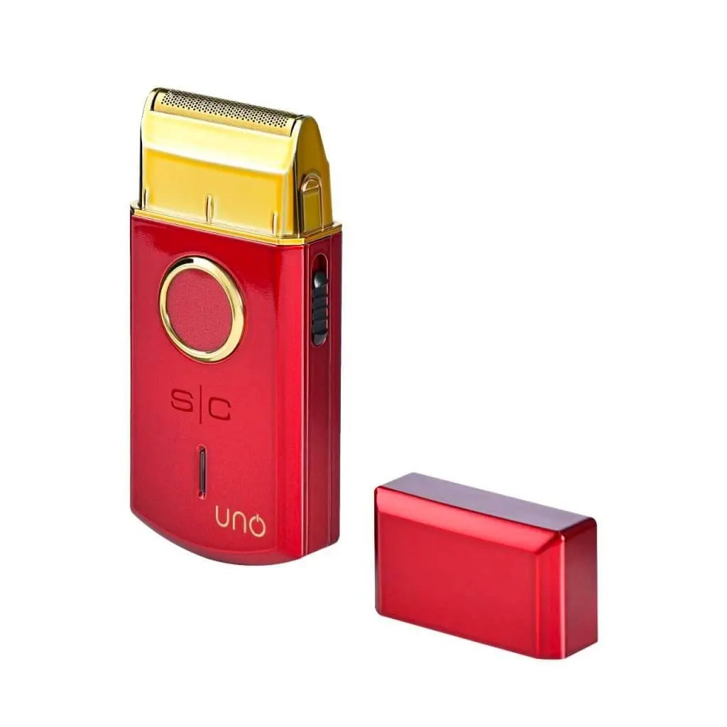 Gamma- Stylecraft Uno Single Foil Shaver Red - BUYBARBER.COM