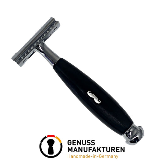 Safety Razor Closed Comb Black- Hand Made in Germany - BUYBARBER.COM