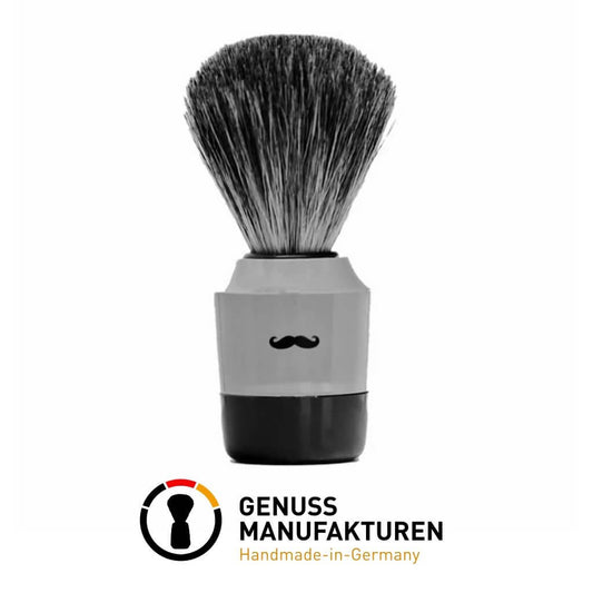Art Collection Shaving Brush- Pure Badger-Grey- 21mm - BUYBARBER.COM