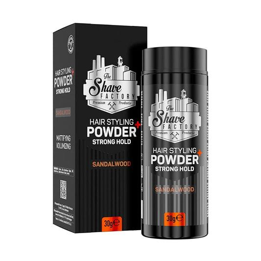 Shave Factory Hair Sandalwood Styling Powder | Shop BuyBarber