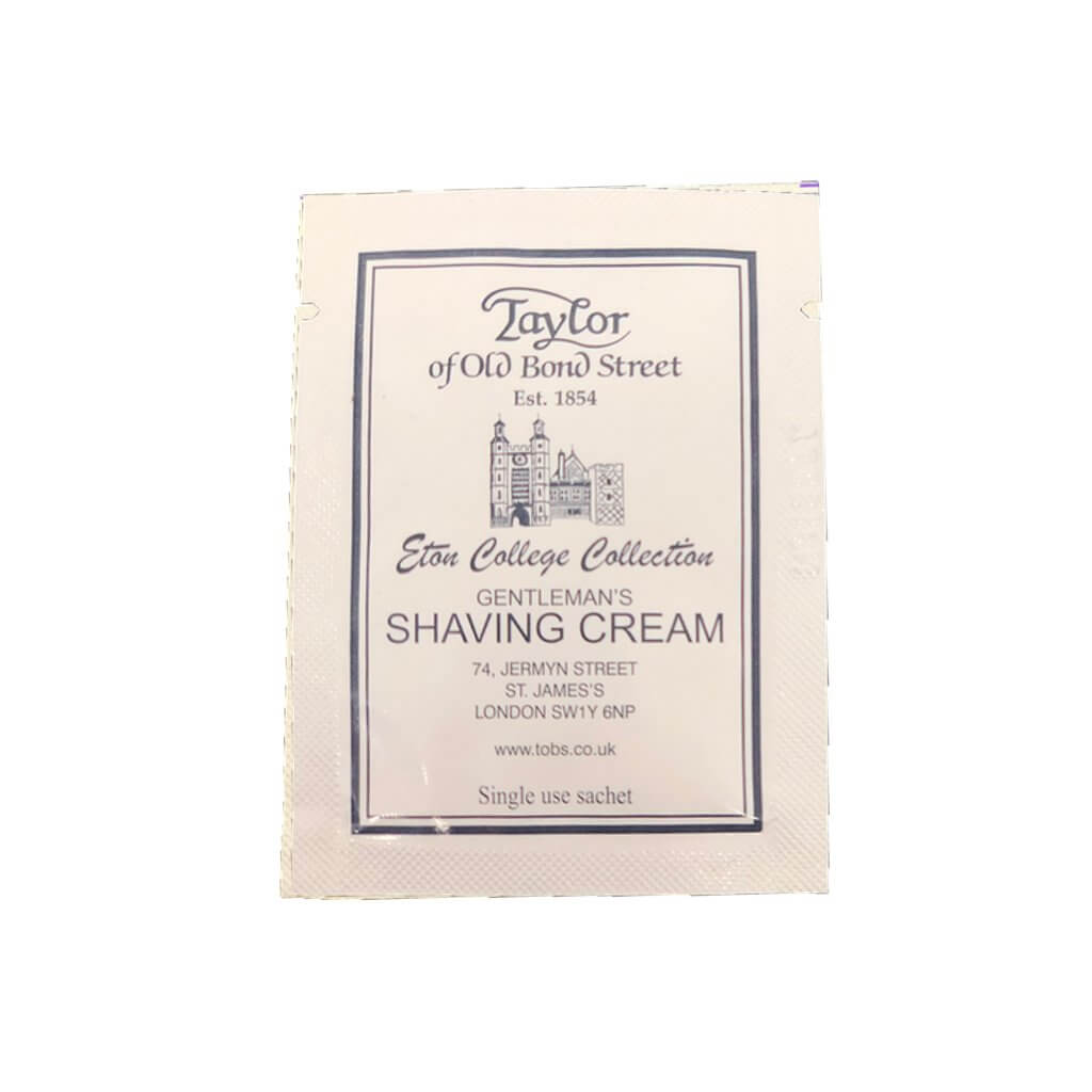 Eton College Shaving Cream Sachet 5ml/.17fl oz - BUYBARBER.COM