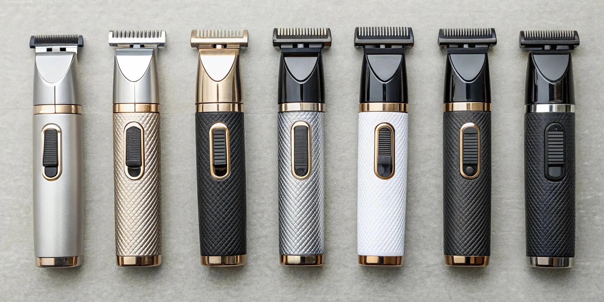 Professional cordless hair trimmers from top brands featured in our reviews.