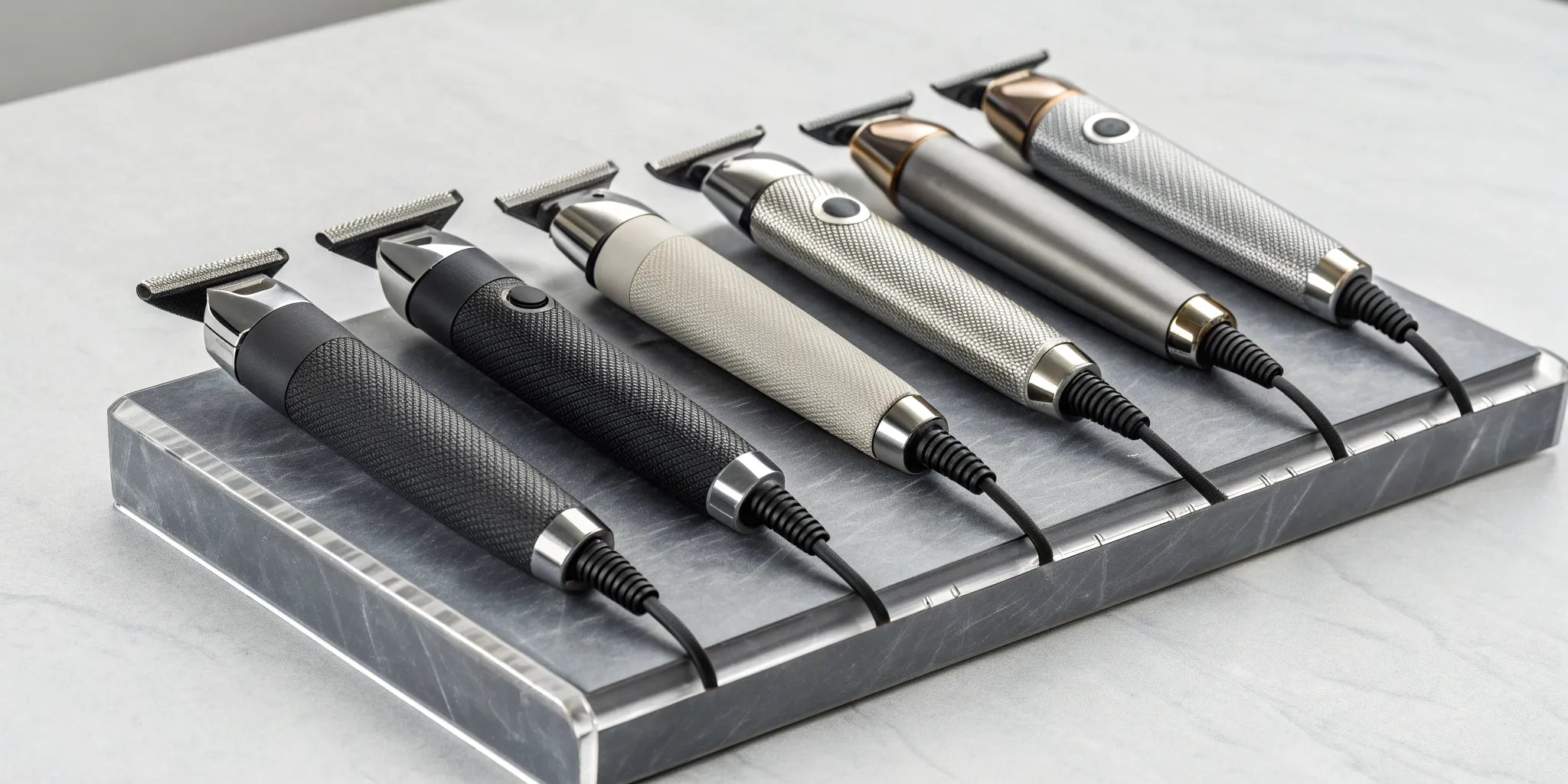 A collection of the best T-outliners for professional barbers.