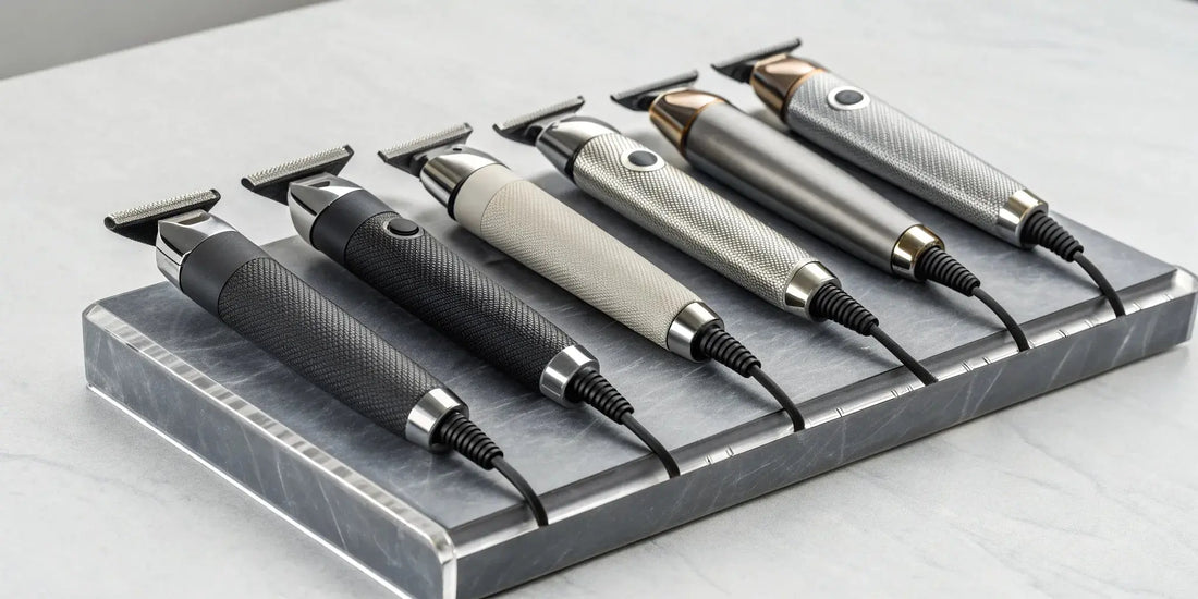 A collection of the best T-outliners for professional barbers.