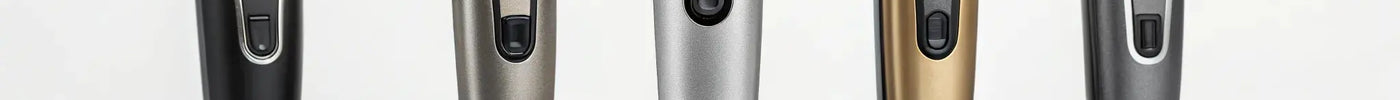 Wholesale zero gap trimmers for professional barbers on display.