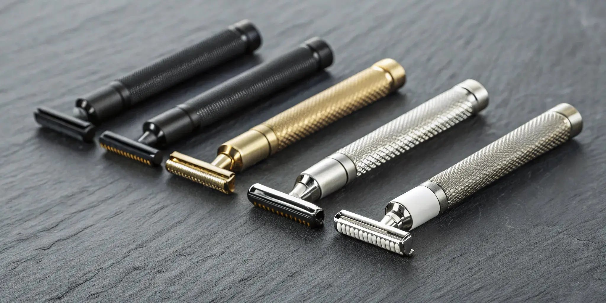 A collection of professional zero gap trimmers for barbers.