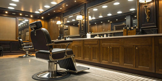 A lineup of the best professional hair clippers for men on a barber's workstation.