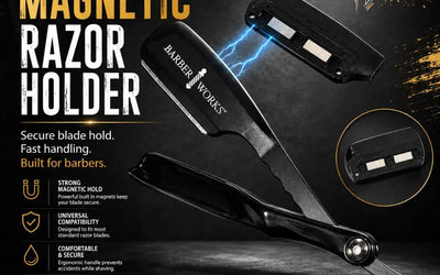 Barber Razor Holder: Magnetic Precision