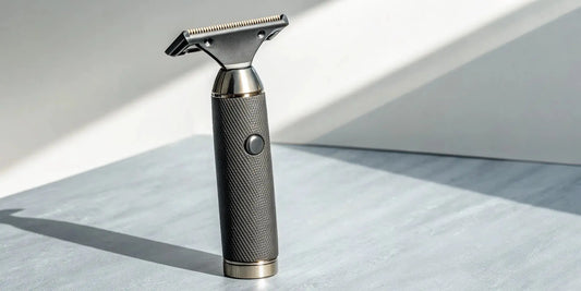 Professional Andis 04710 T-Outliner trimmer with its carbon-steel T-blade.