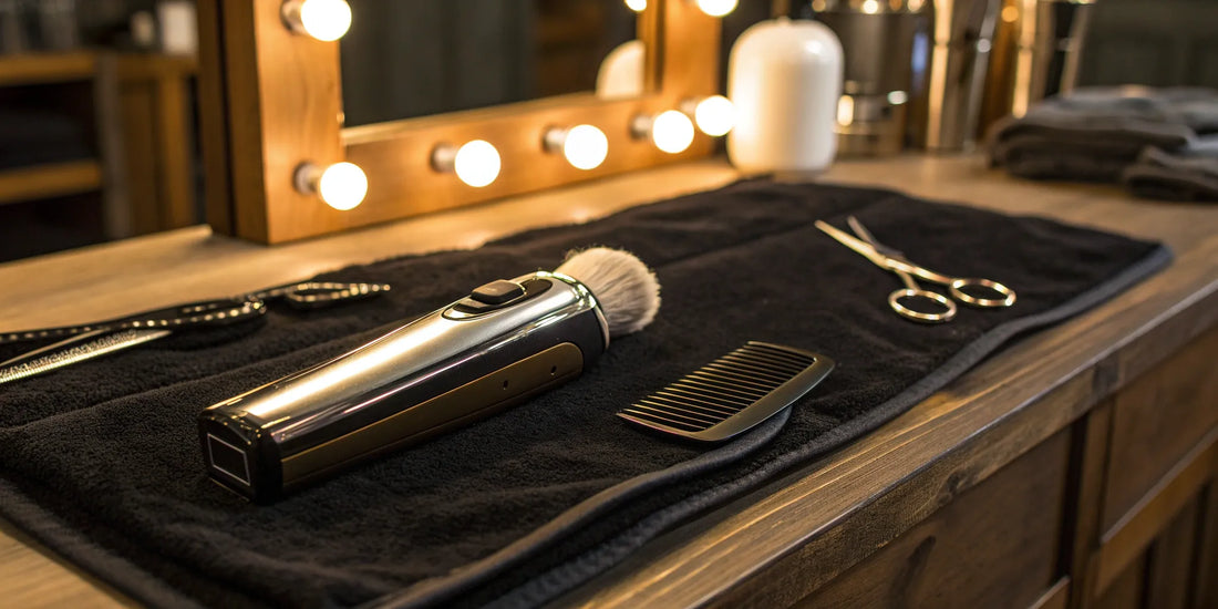 The BaBylissPRO FoilFX02 cordless metal double foil gold shaver.