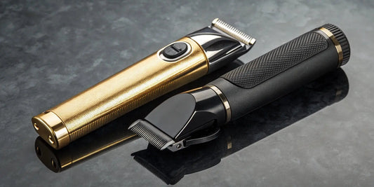 Babyliss Pro vs Wahl high torque clippers shown side-by-side.