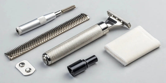 BaByliss Silver FX trimmer with a new replacement blade ready for installation.