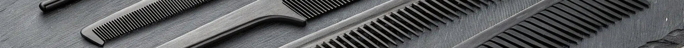 Professional carbon fiber comb set for barbers.