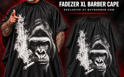 Fadezer XL Barber Cape: Dual Closure & Full-Chair Coverage