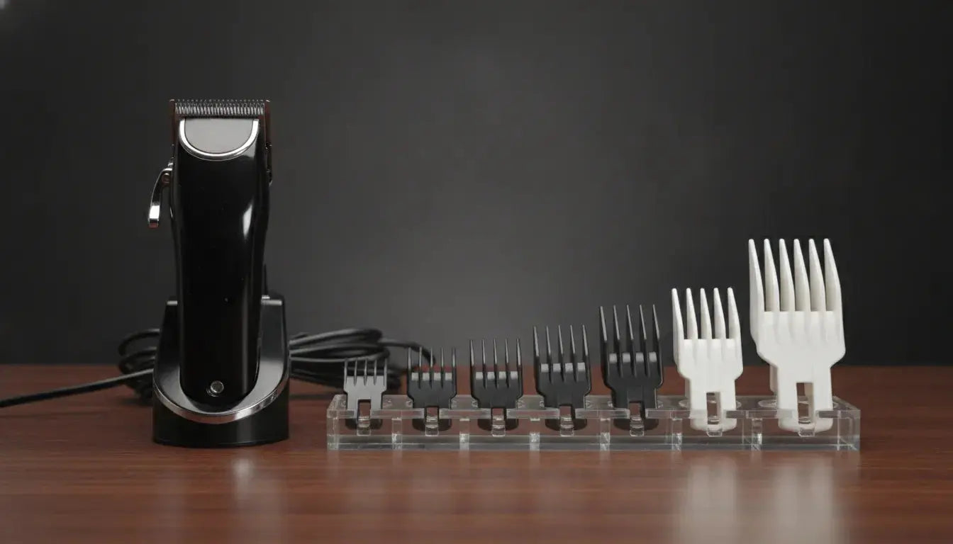 Professional clipper and organized clipper guard sizes