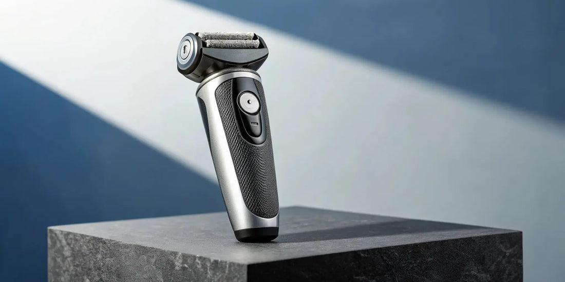 Professional foil electric shaver used by barbers for a close shave.