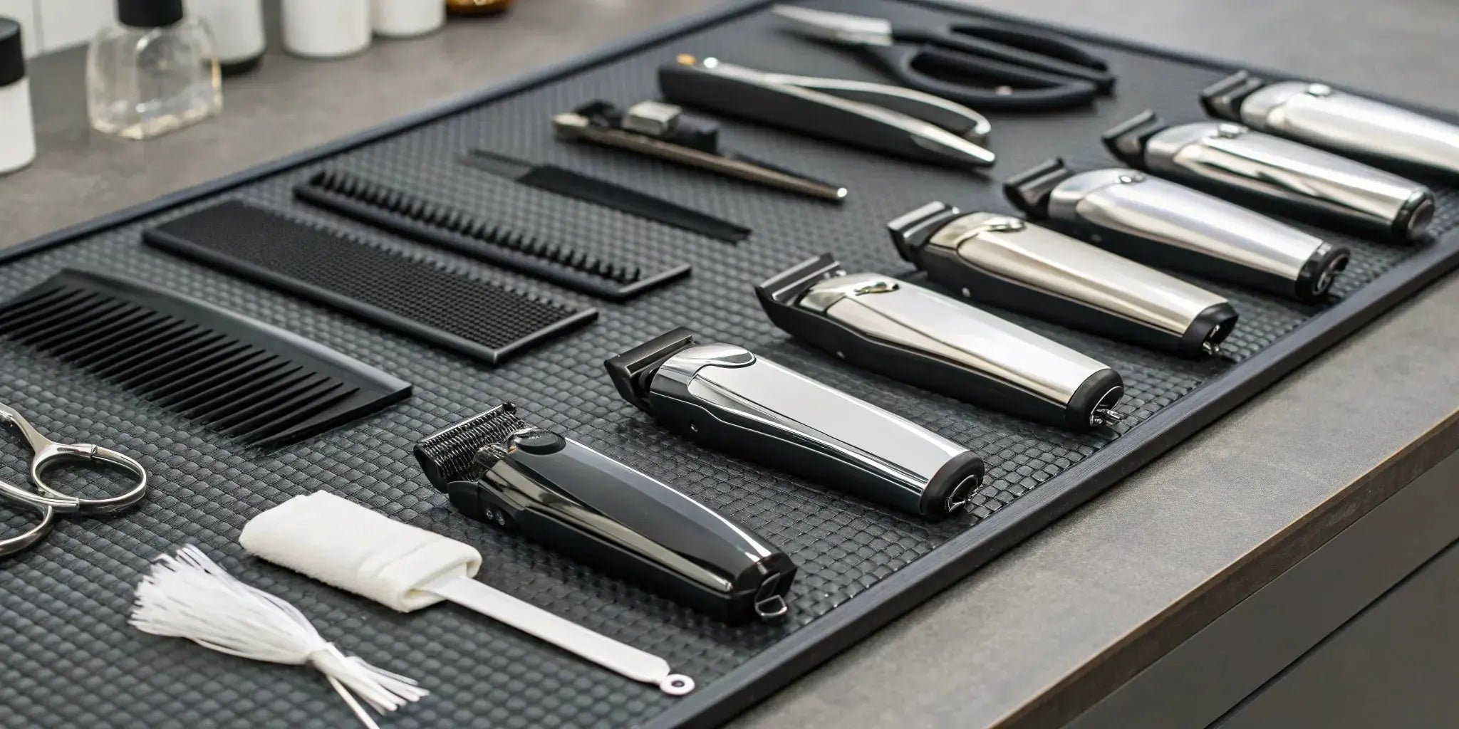 Various wholesale barber clippers and trimmers from professional brands.