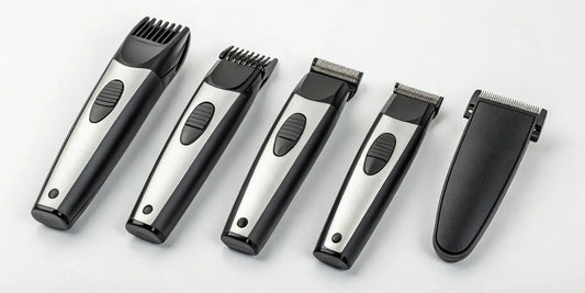 A lineup of the five best Wahl rechargeable trimmers for professional barbers.