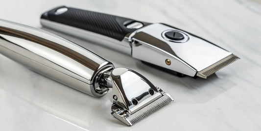 Professional StyleCraft clippers with heavy-duty metal construction for barbers.