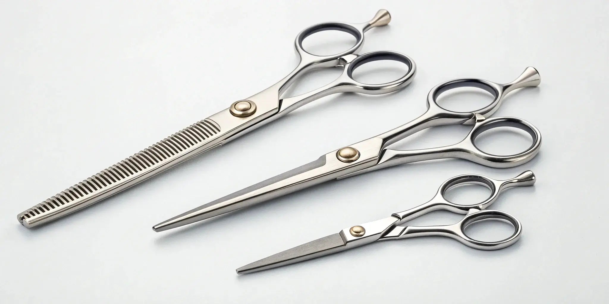 A selection of the top 10 hairdressing scissors for professional stylists.