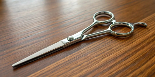 Japanese crafted Kamisori shears with an ergonomic design for professional stylists.
