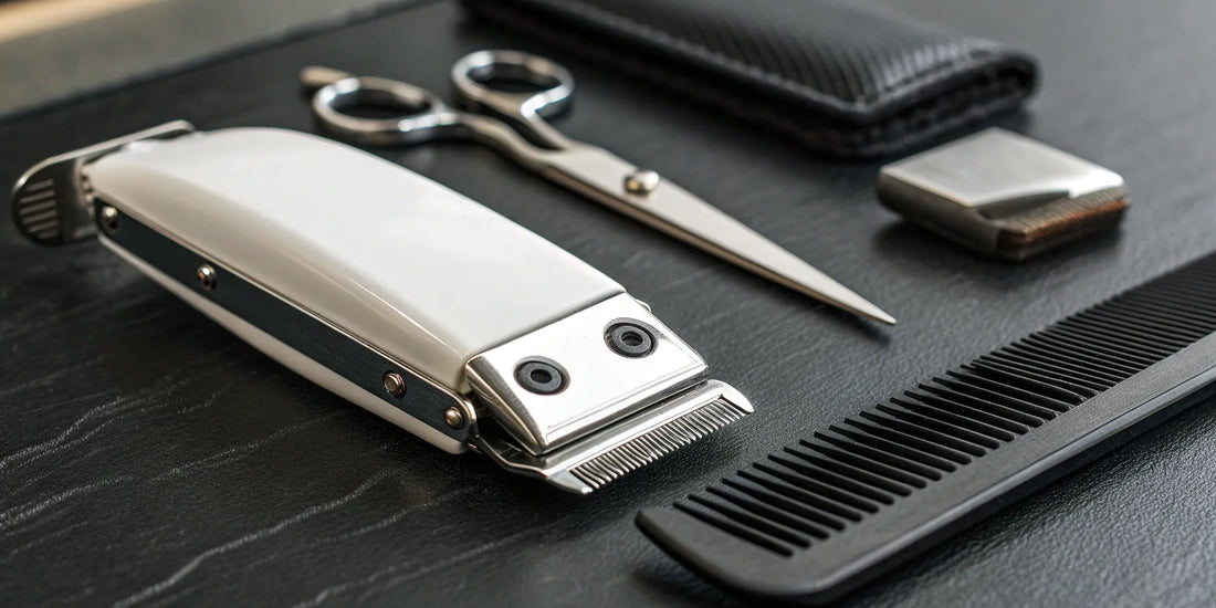 Wahl USA clipper with a new replacement blade set ready for installation.