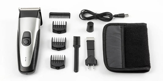 Wahl Aqua Blade multigroomer kit with all included accessories.