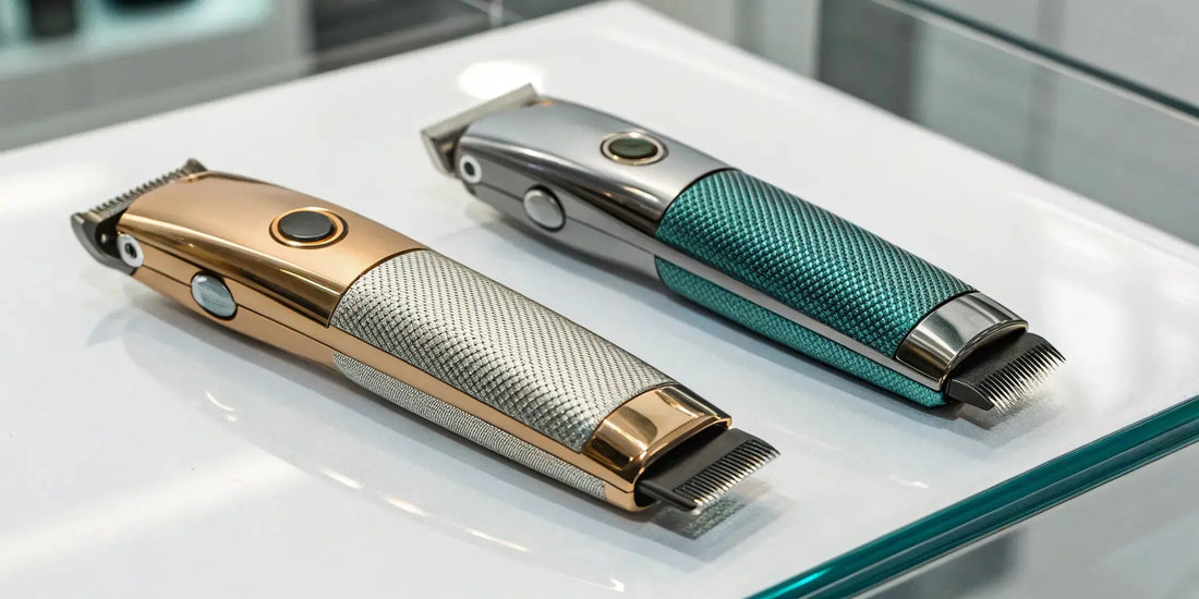 Wahl vs Andis professional hair clippers in a side-by-side comparison.