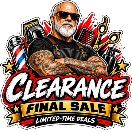Buybarber.com barber clearance sale and $99 professional barber tools collection