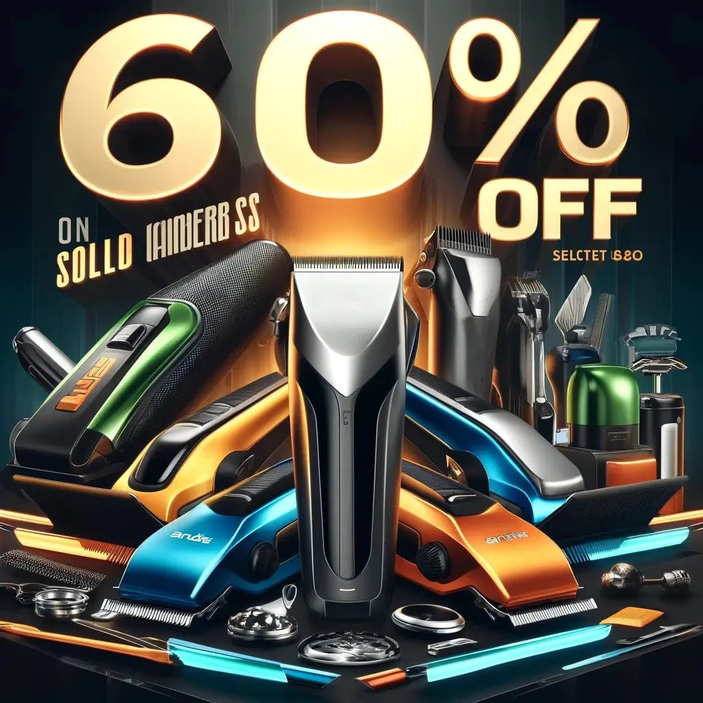 60% Off Selected Andis Clippers & Trimmers