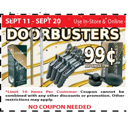 99 cent Doorbusters barber supply at BuyBarber.com
