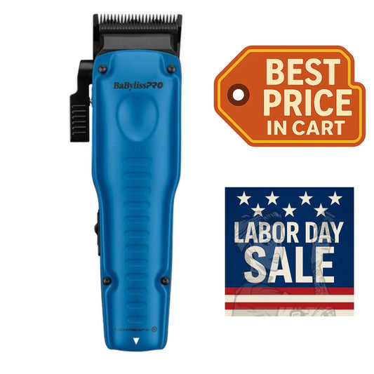 BaBylissPRO FXONE Lo-ProFX Limited Edition Clipper | Blue Titanium Blade