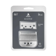 “Andis Master #28 Replacement Blade with packaging and item details”
