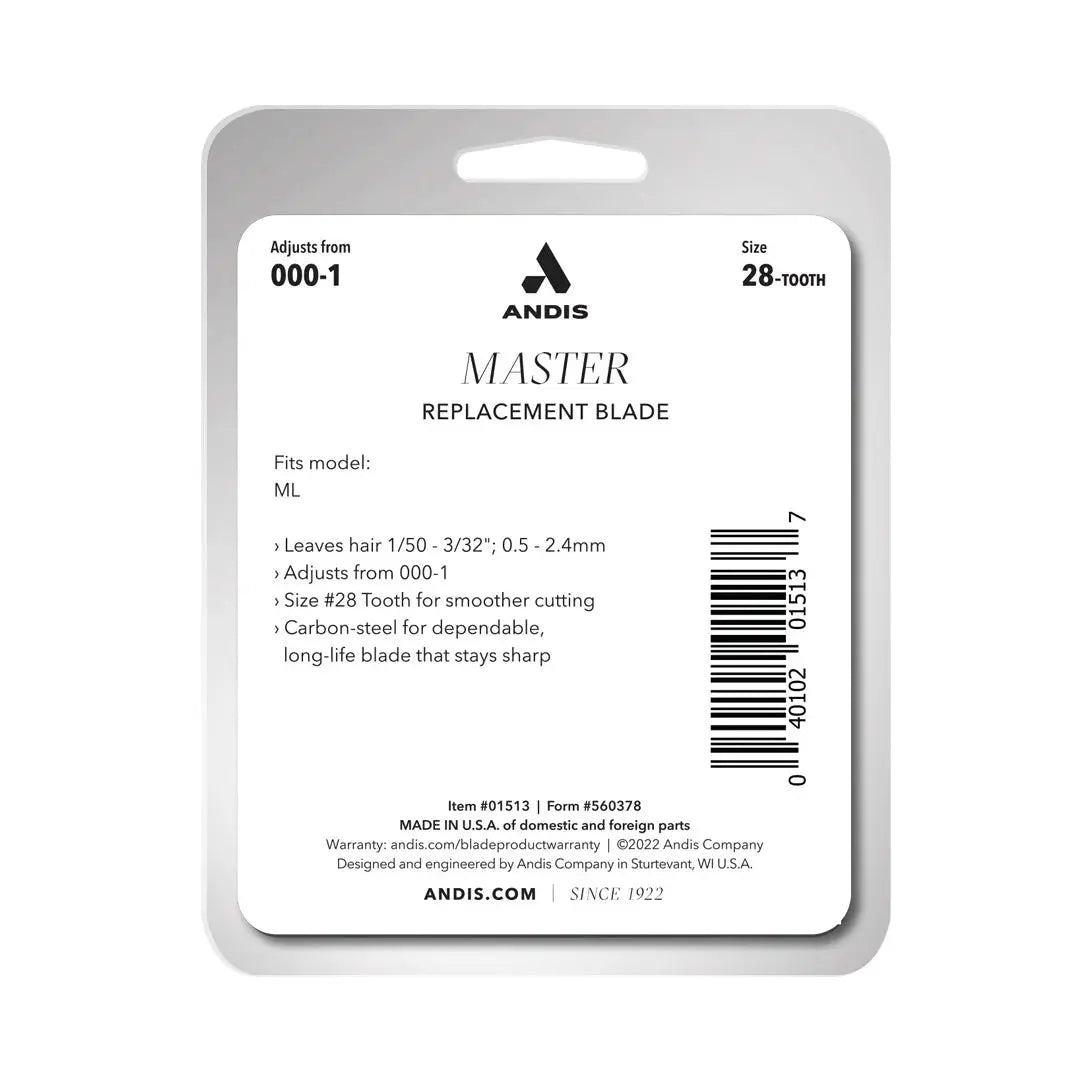 Andis Master #28 Replacement Blade - BUYBARBER.COM