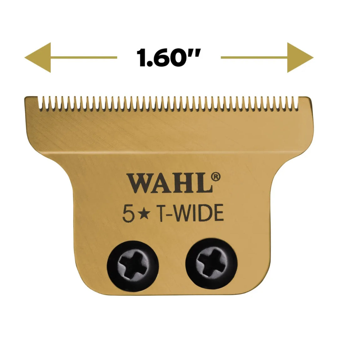 Wahl Gold T-Wide Bladeset – Zero-Overlap Detailer Blade Wahl