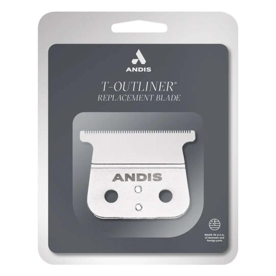 Andis T-Blade Replacement for T-Outliner, GTO, GO, SLS Trimmers - Close Cutting, Zero Gapped - BUYBARBER.COM