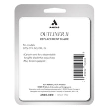 Andis 04604 Outliner II Trimmer Replacement Blade - Stainless Steel - BUYBARBER.COM