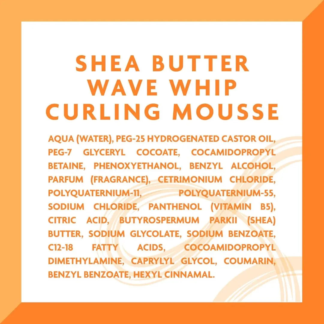 Cantu Wave Whip Curling Mousse - Define & Smooth Natural Curls, 8.4 oz - BUYBARBER.COM