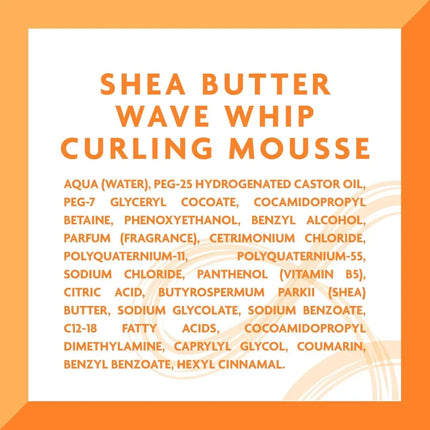 Cantu Wave Whip Curling Mousse - Define & Smooth Natural Curls, 8.4 oz - BUYBARBER.COM