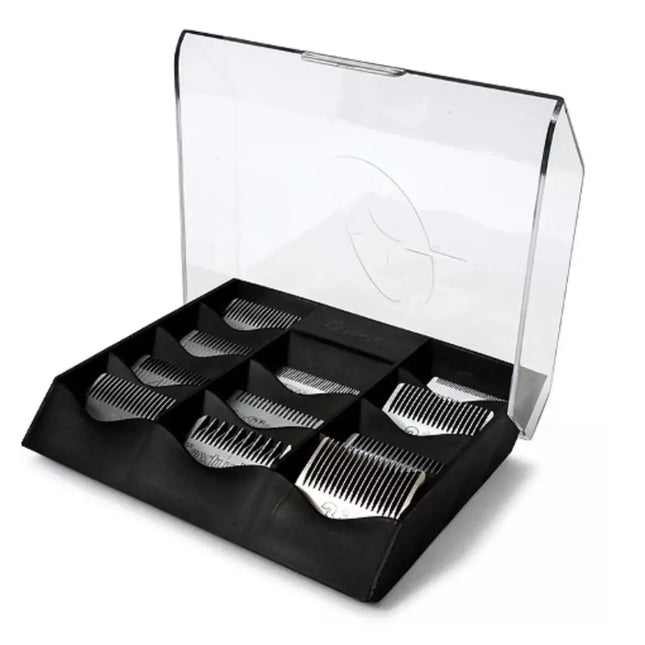 "Oster Artic Igloo Blade Storage System with detachable transparent cover"
