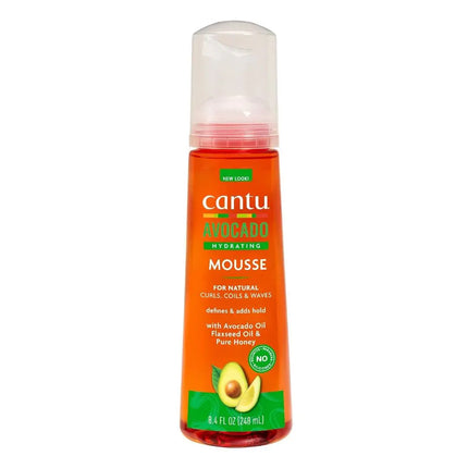 Cantu Avocado Hydrating Mousse 8.4 oz – Curl Definition & Hold Cantu