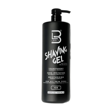 Level 3 Ultra Clear Shaving Gel - Ice - BUYBARBER.COM