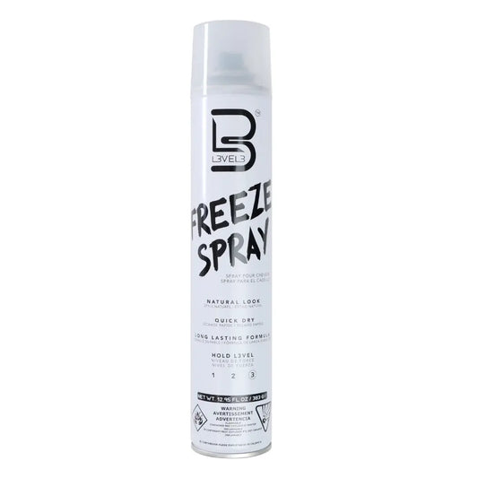 Level 3 Can of freeze spray with branding on a white background
