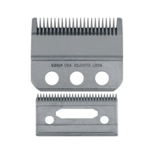 “Wahl 1005-100 3-Hole Designer clipper blade set with precision ground teeth.”

