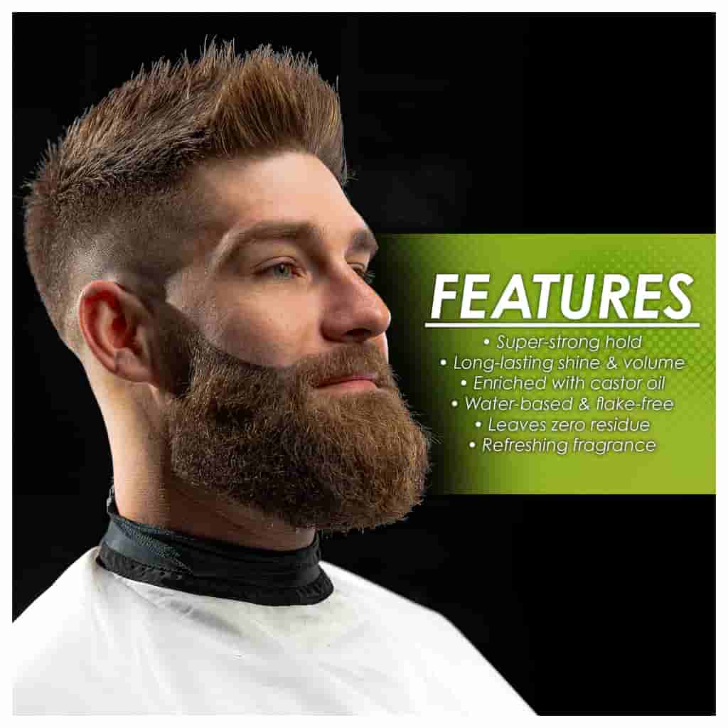 Level 3 Ultra-Hold Slime Gel with Castor Oil: Barber-Grade Sleek Finish Hair Styler - BUYBARBER.COM