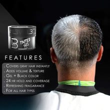 L3VEL3 Tinted Hair Gel – Black - BUYBARBER.COM