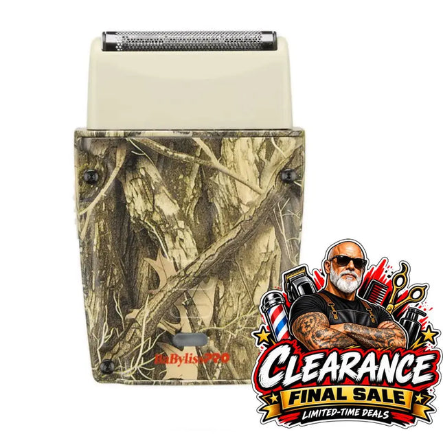 BaBylissPRO Camo Single-Foil LO-PROFX Compact Shaver (Limited Edition) BaByliss