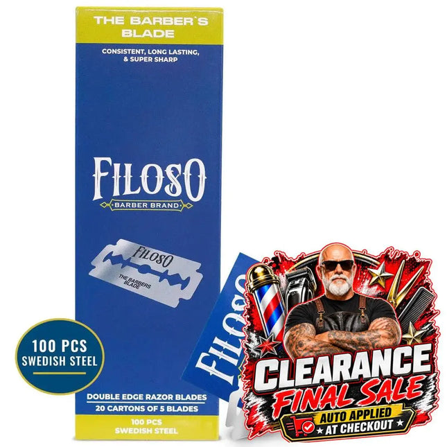 Filoso Platinum Double Edge Razor Blades 100pk Filoso