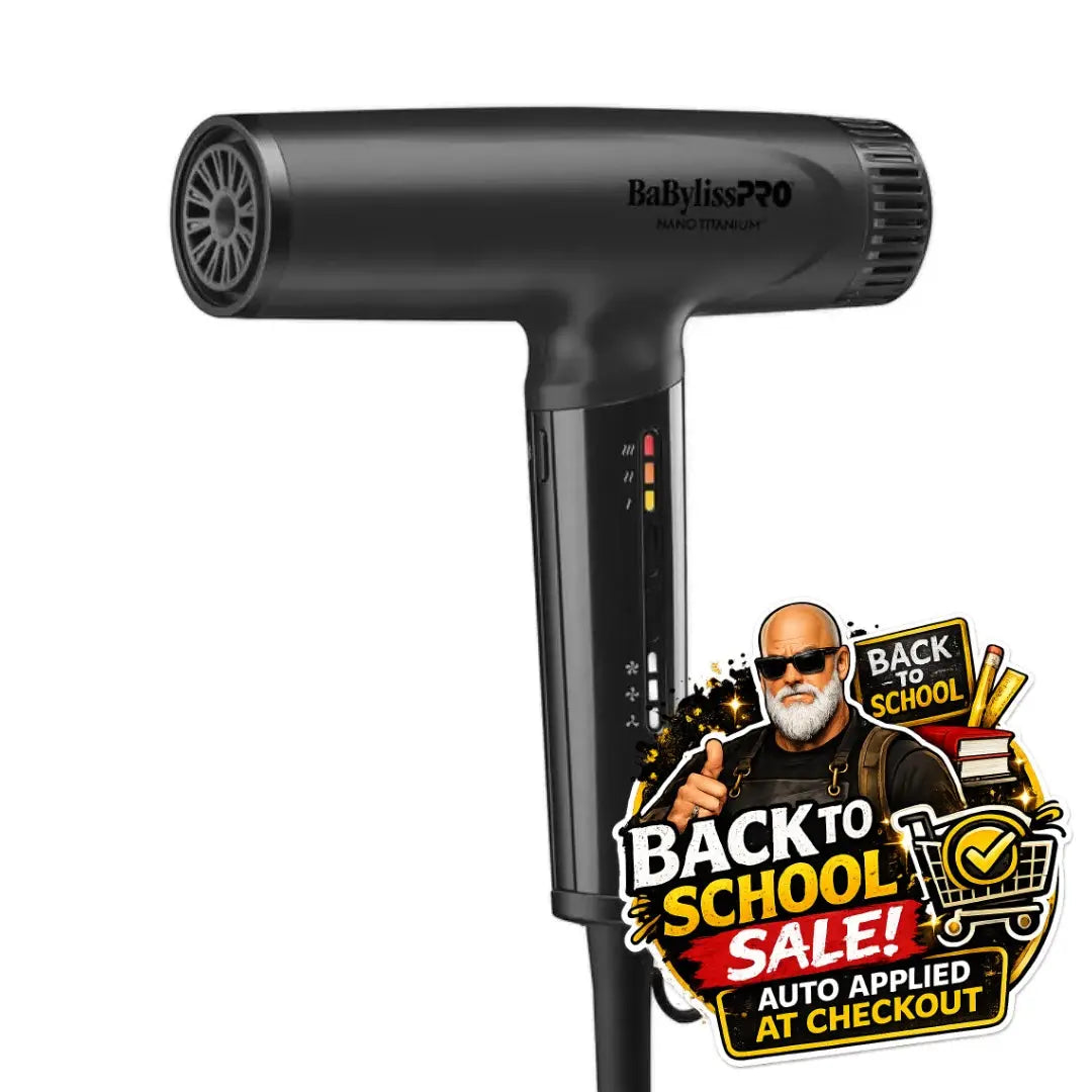BaBylissPRO Nano Titanium Matte Black Light Ionic High-Speed Dryer BaByliss